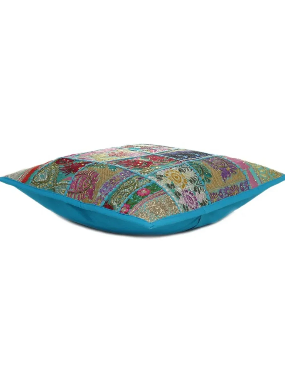 Oussum Cotton Decorative Pillow Case Cotton Cushion Cover Flap Closer Set Of 1